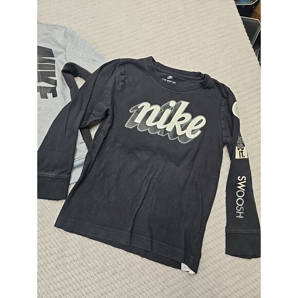 Nike Under Armour Shirt Lot Boys 6 Sweatshirt Long Sleeves Athletic Wear - Picture 4 of 8